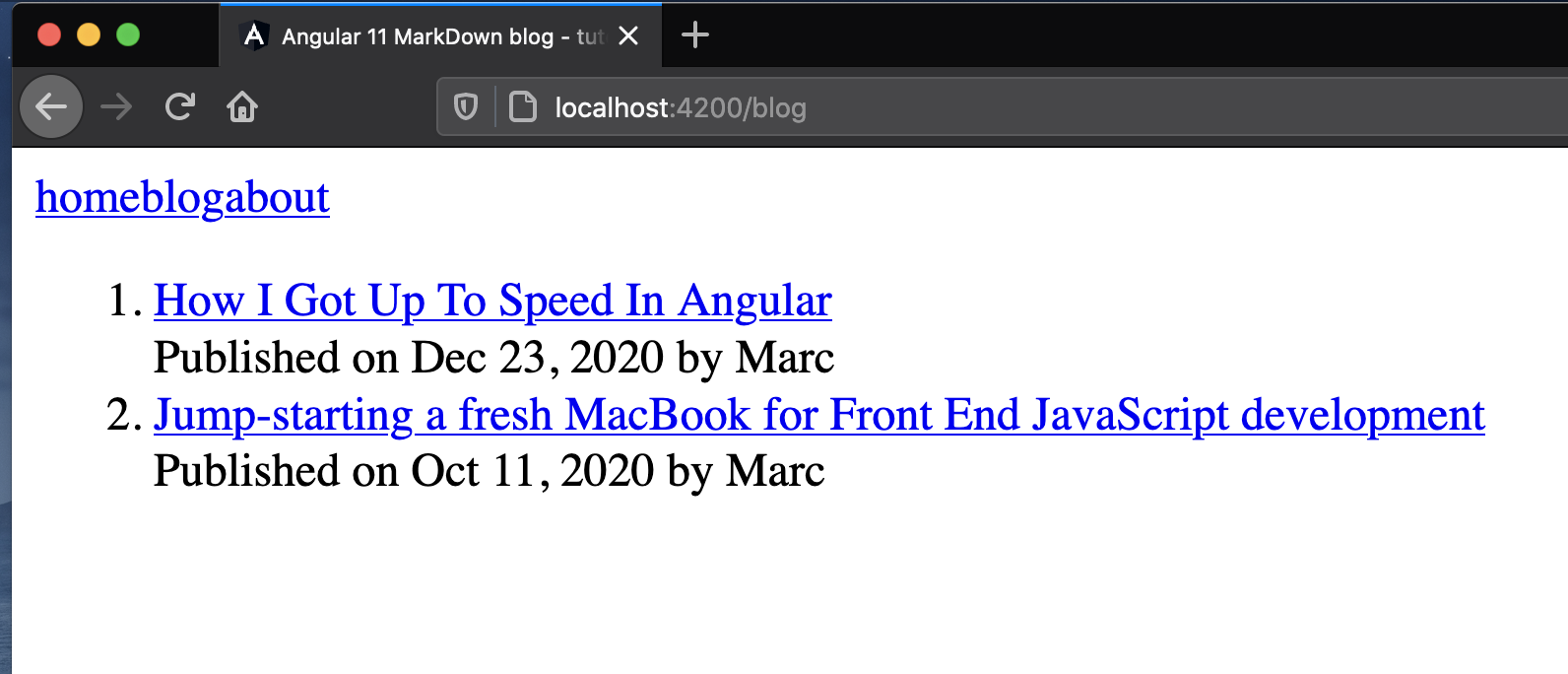 Blog Overview